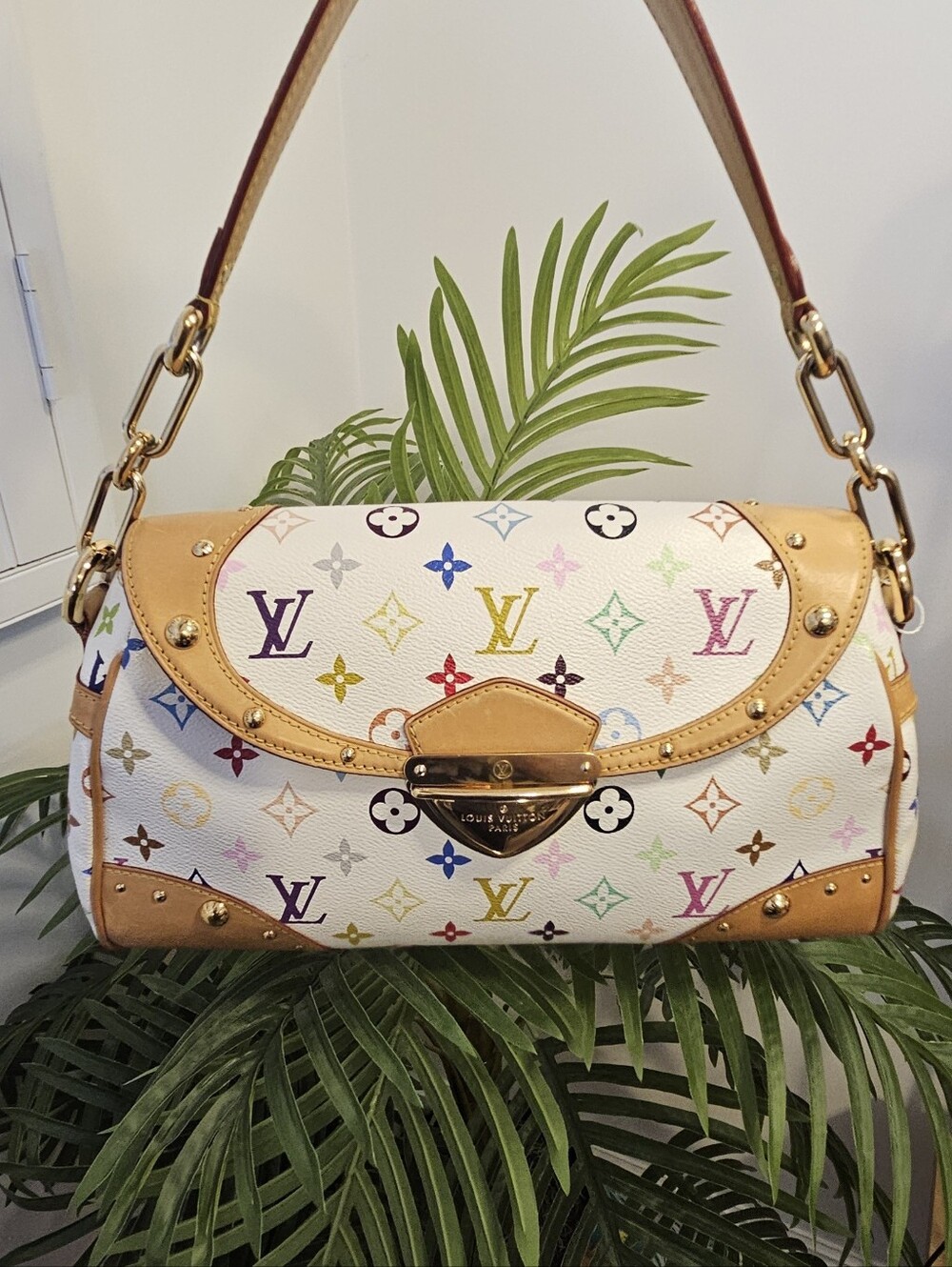 Louis Vuitton Original Takashi Murakami Beverly MM Monogram Multicolor Bag ✨️